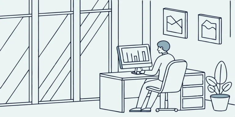 AI-powered accounting software displaying financial data analysis.