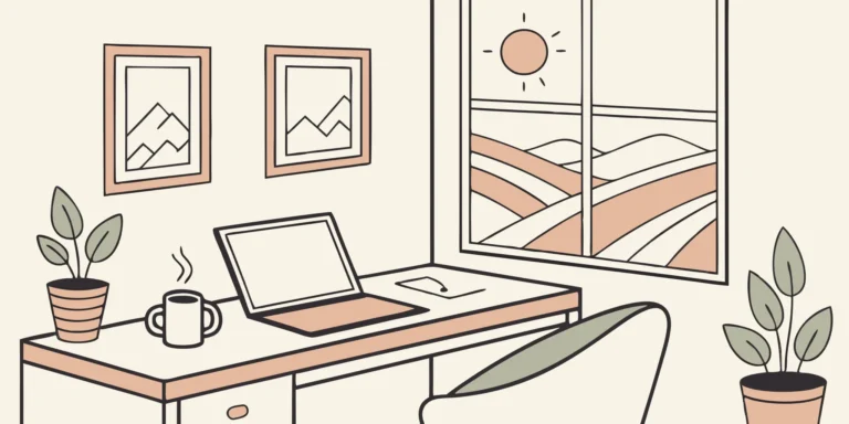 Custom accounting software on a freelancer's laptop.