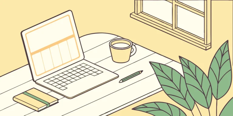 Consultant's desk with tax planning tools.