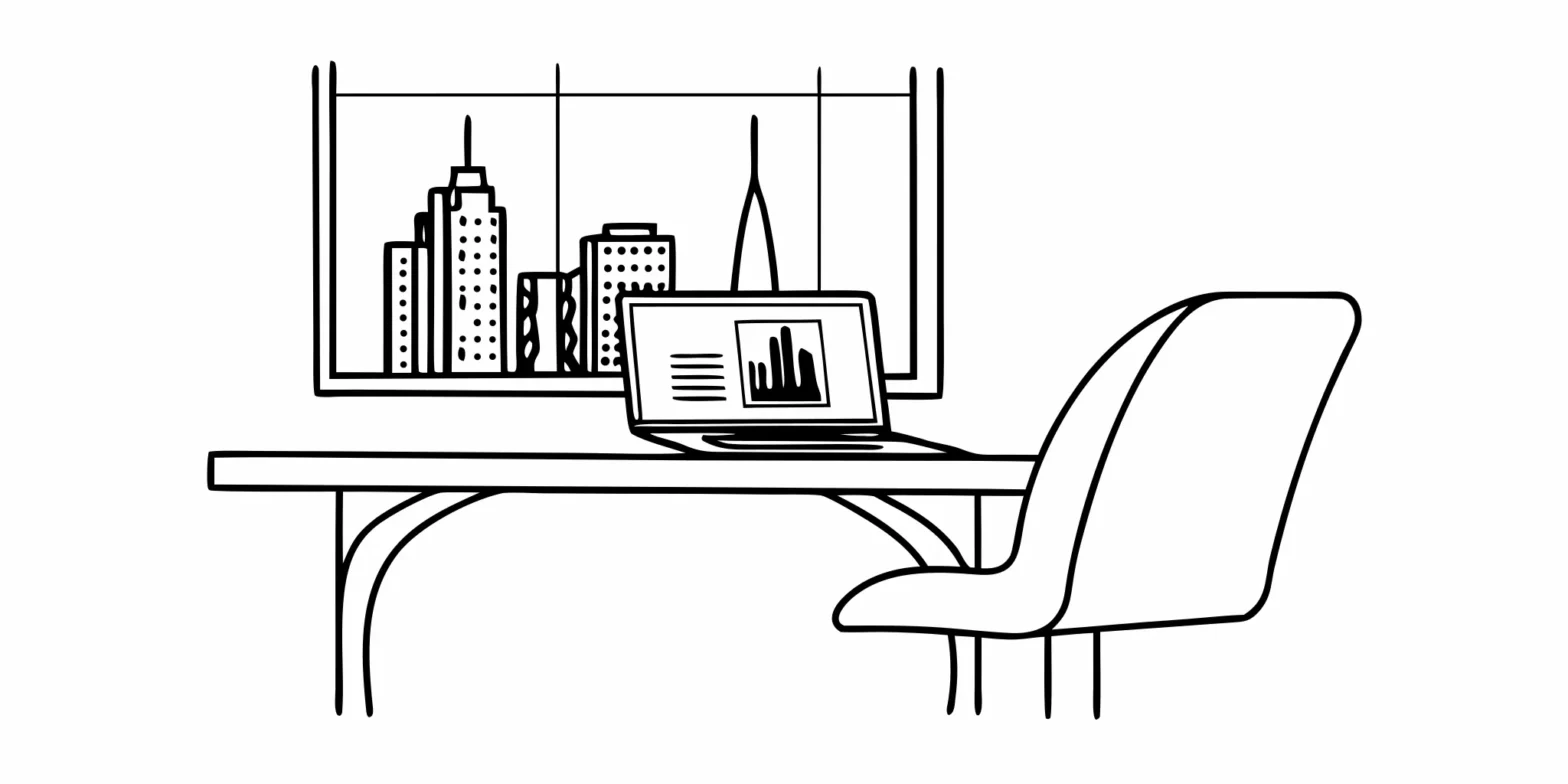 Laptop with financial charts, showing results from the best accounting services for fintech startups.