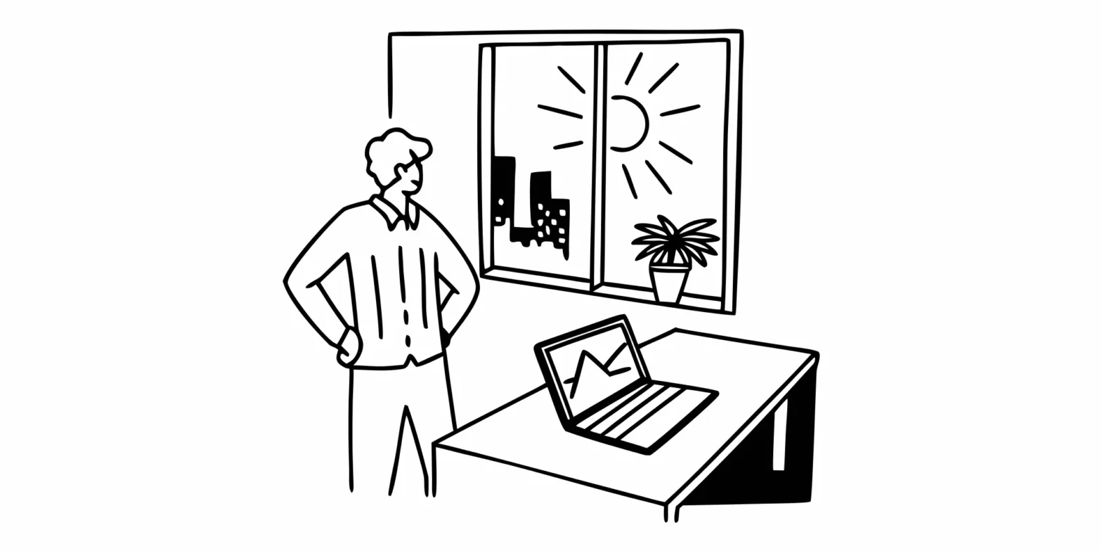 An independent contractor at their desk considers the best options for tax audit defense.