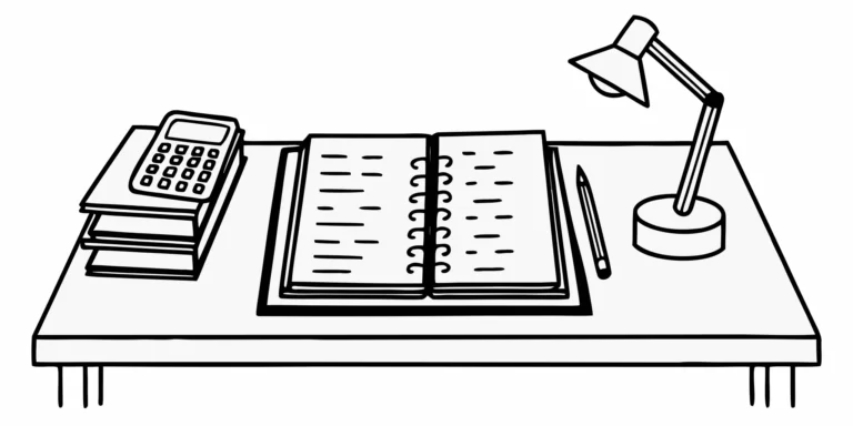 A desk with tools for planning the right business structure and its definition.