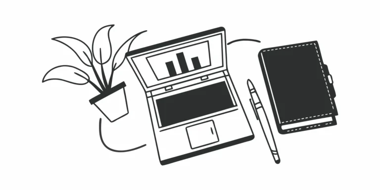 Tax planning strategies for high income earners shown on a laptop with charts and a planner.