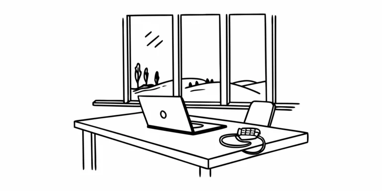 A desk with a laptop and calculator for a CPA for medical practices.