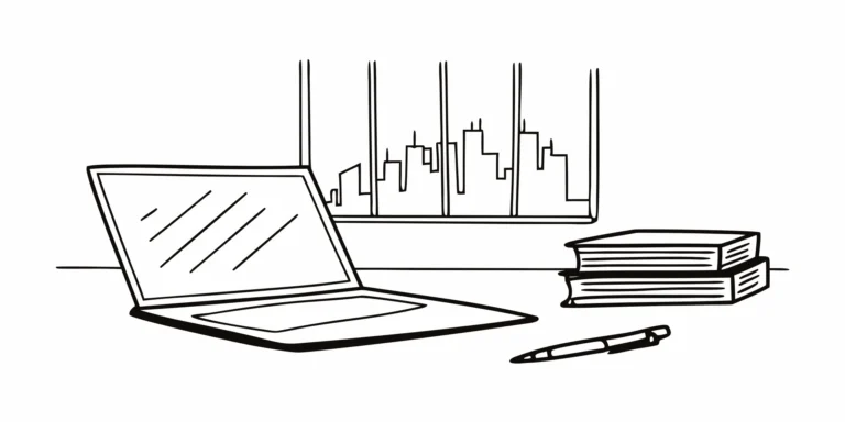 Laptop and documents on a desk to calculate the cost to file for business incorporation.