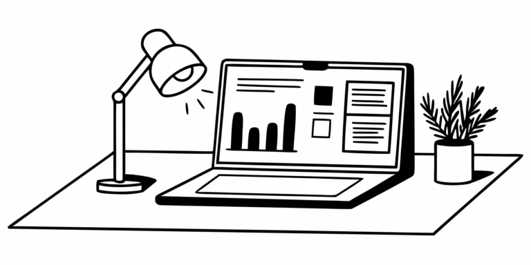 Laptop displaying financial charts for fixed fee bookkeeping for SaaS.