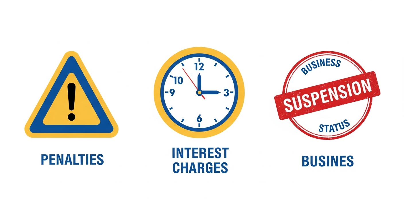 California franchise tax penalties and consequences of non-payment