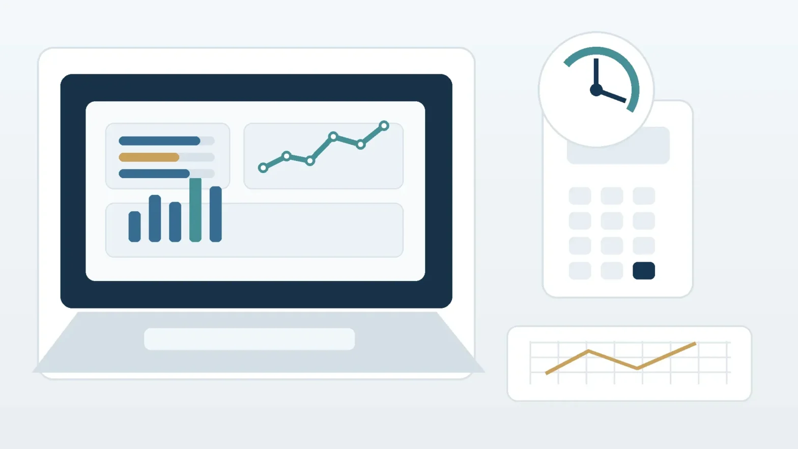 Accounting software for professional services firms displayed with project dashboards, time tracking, and financial reports