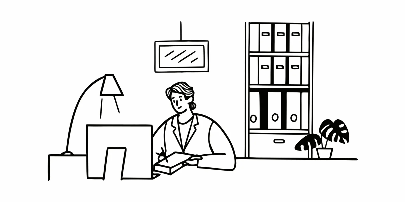 California physician reviewing professional corporation tax planning documents