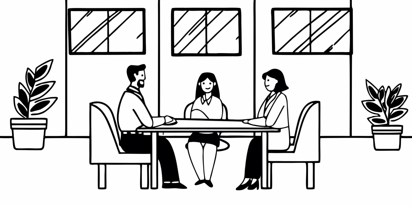 California CPA tax advisor meeting with a physician couple in a bright modern office to discuss retirement plan options and tax strategy