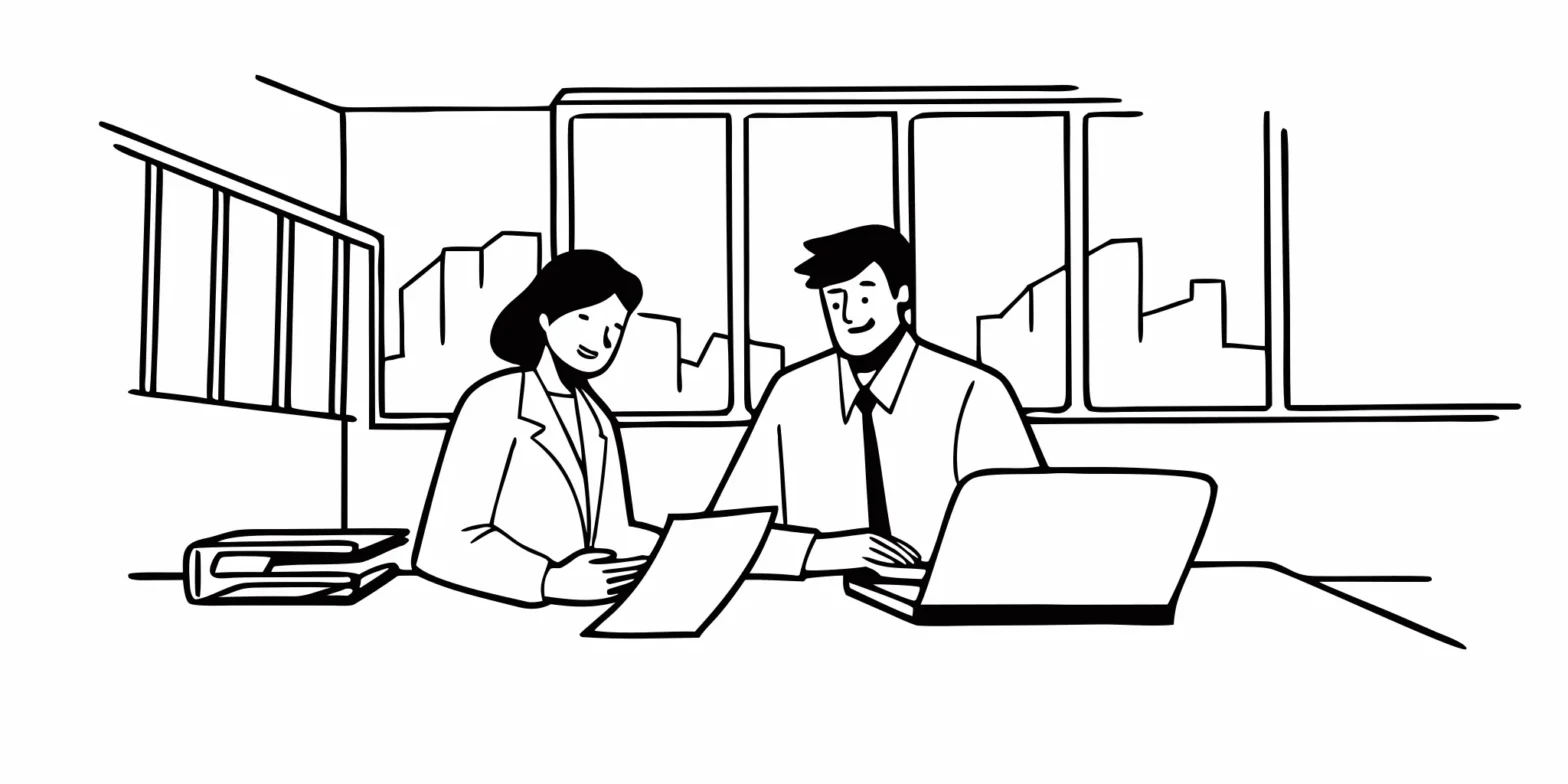 California SaaS founder reviewing a cash flow forecast with an accountant
