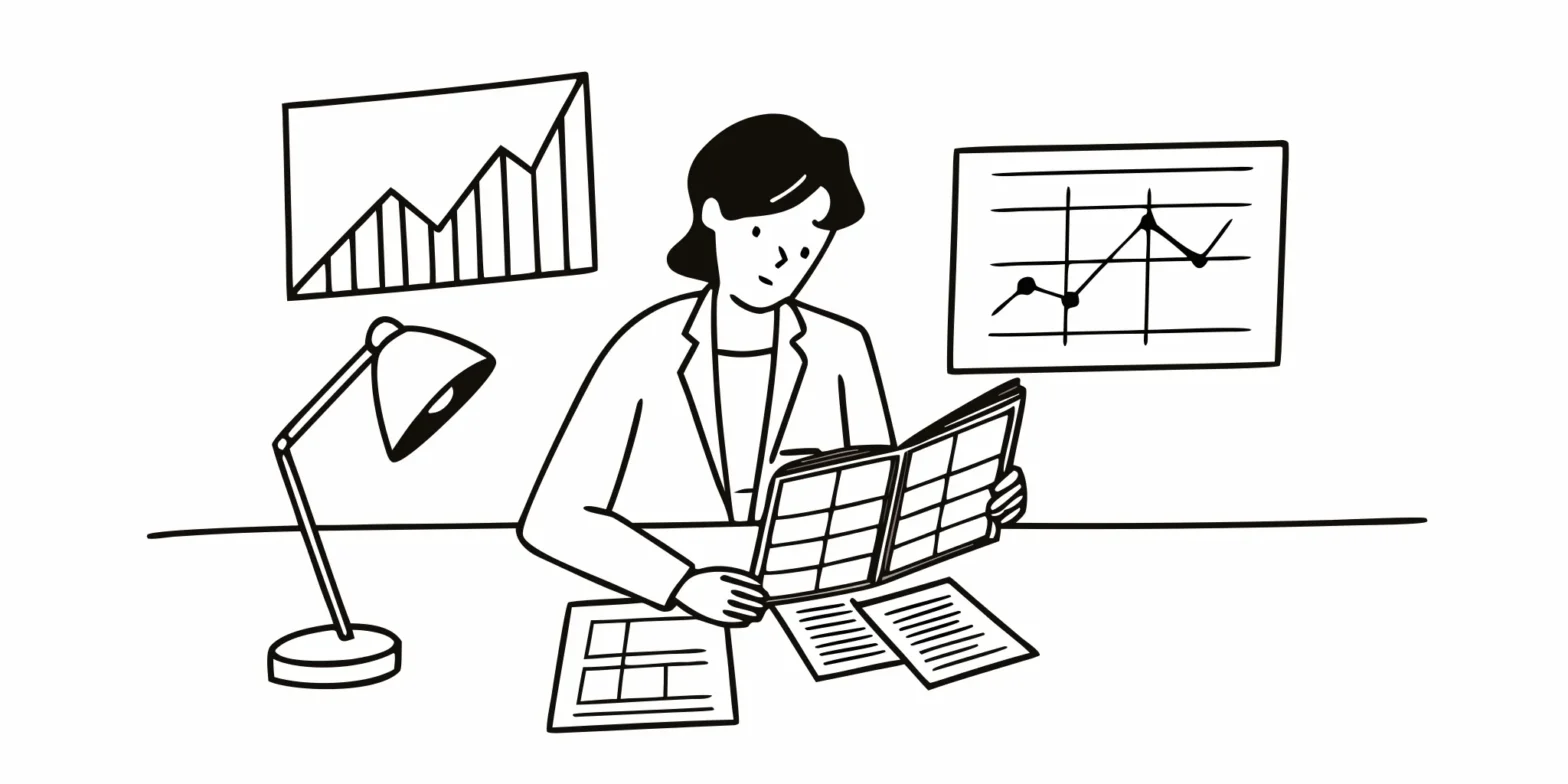 California CPA professional reviewing investment portfolio documents with tax savings charts