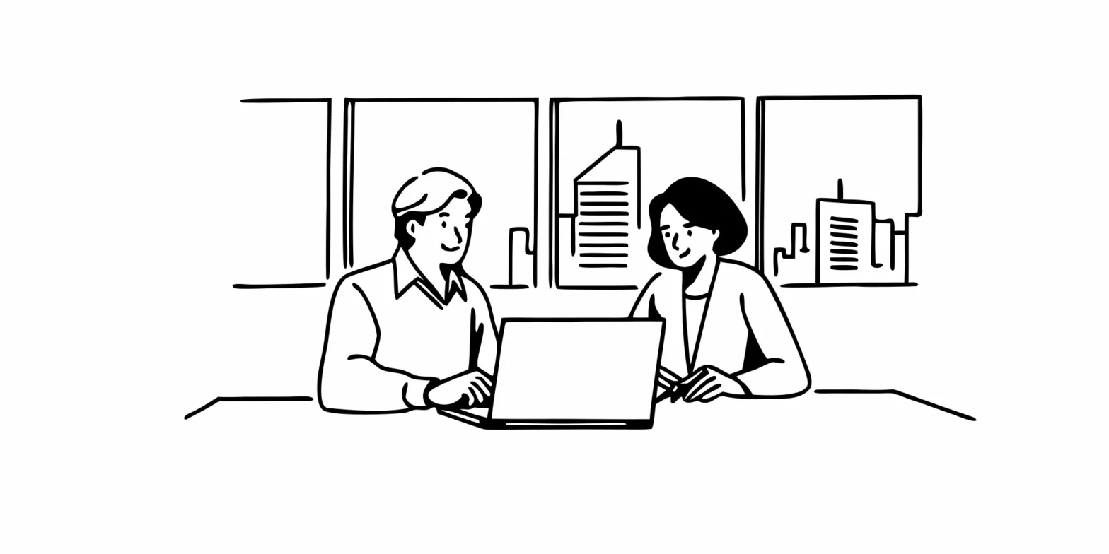 CPA tax advisor discussing equity compensation with a salaried tech employee in a California office
