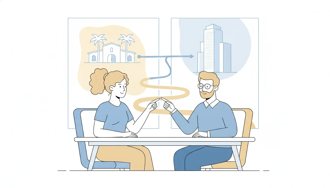 California real estate investor planning a 1031 exchange with a tax adviser