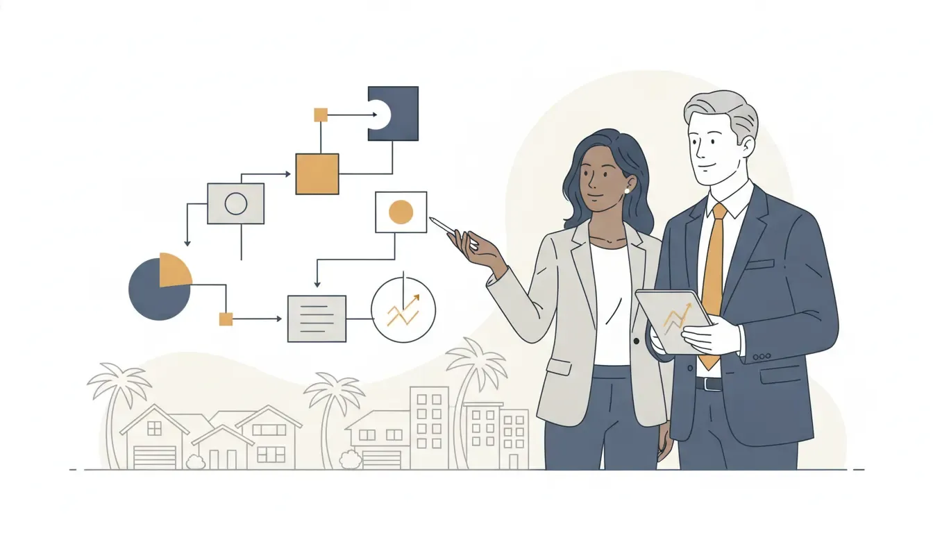 California professional discussing real estate tax planning with an advisor