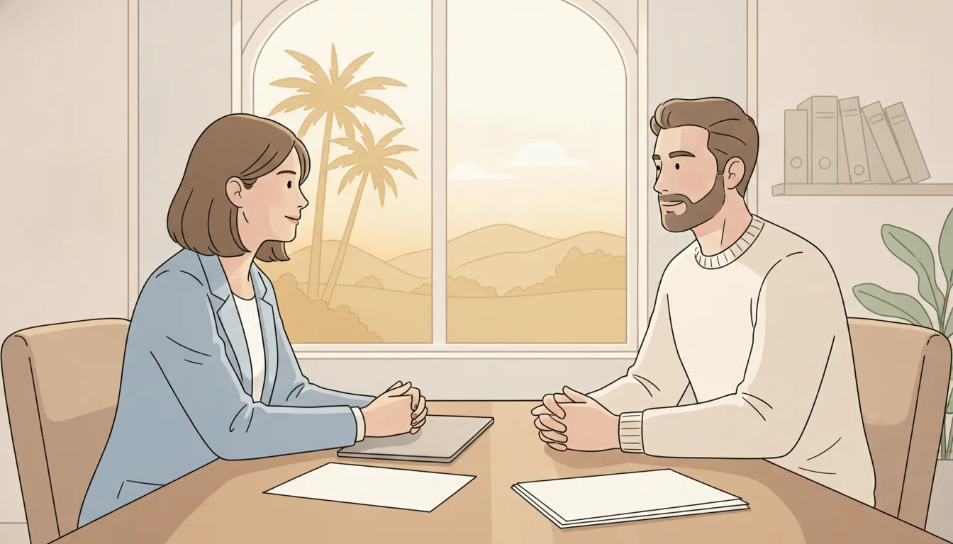 California physician discussing student loan repayment with a tax advisor