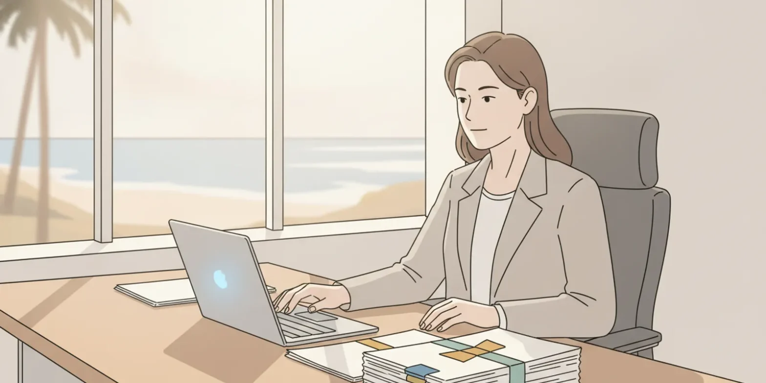 California attorney reviewing corporation formation paperwork at a desk