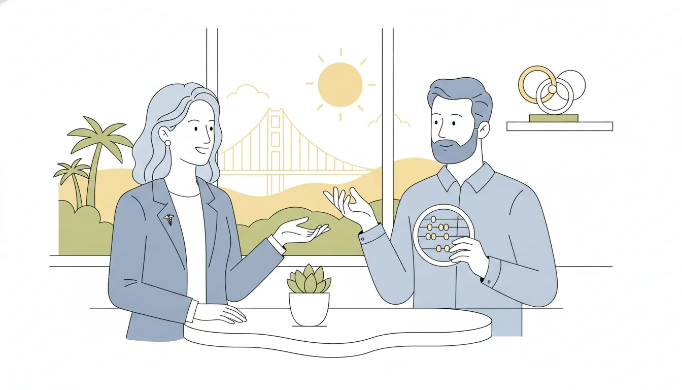 California professional reviewing retirement distribution tax options with a tax advisor